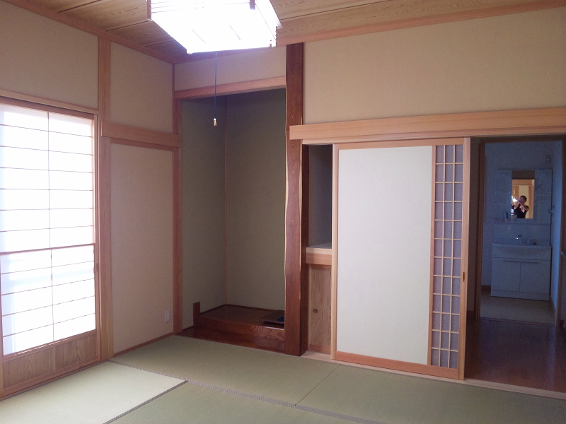 熟年の方の家が完成しました。